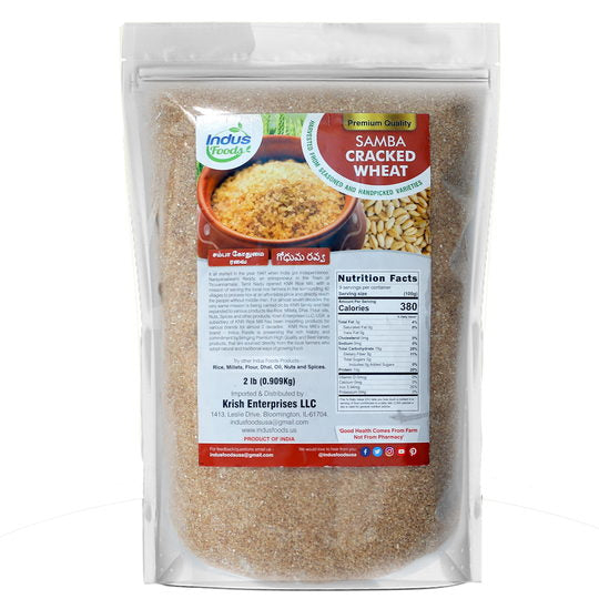 Samba Rava-Cracked Wheat 2lbs