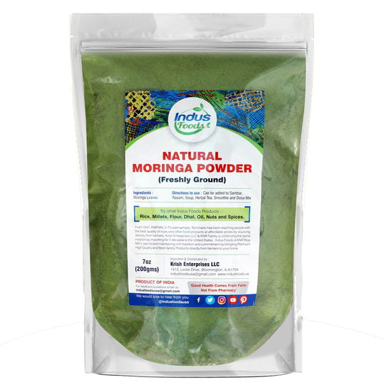 Natural Moringa Powder - 200 gms