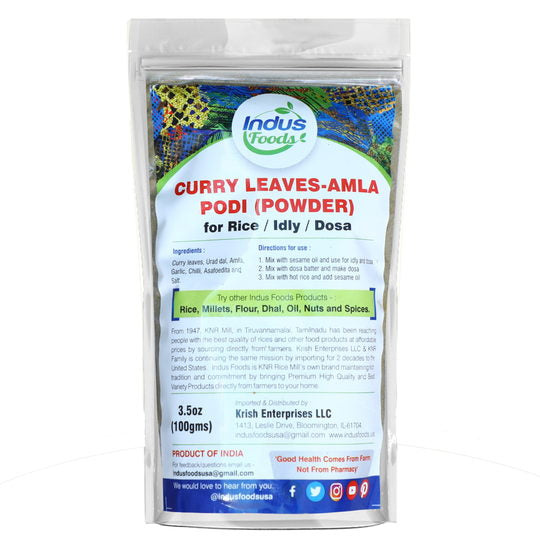 Curry Leaves Amla Powder 100 gms