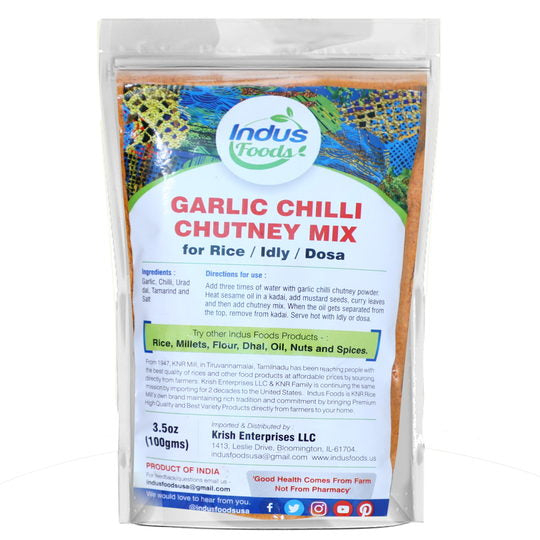 Garlic Chilli Chutney Mix - 100 gms