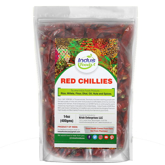 Whole Red Chillies 400gms